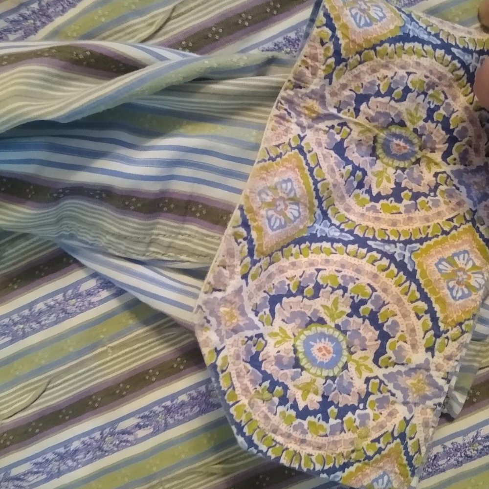 Men's Robert Graham Button Down Dress Shirt Size XL Contrasting Flip Cuff